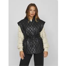 Vila Woman Vests Vila Coated Waistcoat