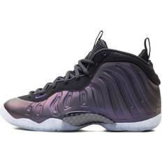 Lila Basketballschuhe Nike Kids Air Foamposite One "Eggplant" Sneakers Kinder Gummi/Kunstpelz/Textil 7Y Schwarz