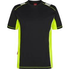T-SHIRT 9870-258 SORT/GUL