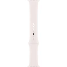 Valkoinen Älykellon rannekkeet Apple 42mm Light Blush Sport Band S/M