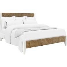 King Beds Rosalie Woven Bed - White Caps (King)