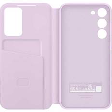 Samsung galaxy s23 plus smart view wallet case lilac ef-zs916cvegww