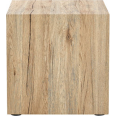 Millwood Pines Azaad Single With Light Wood Color Texture Patterns Brown Wood Coffee Table