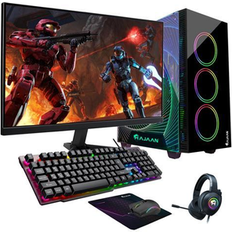 HAJAAN Cyclonia Gaming PC 24 Inch Monitor RTX 4060 8GB GDDR6 16GB DDR4 RAM 1TB NVMe RGB Wi-Fi