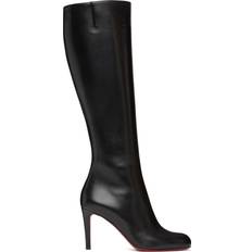 Heel High Boots Christian Louboutin Pumppie Botta - Black