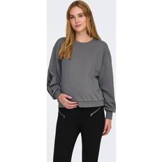 Only Man Tops Only OLMEaston Sweatshirt - Donkergrijs/Zwart