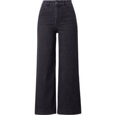Nümph Dame Bukser & Shorts Nümph NUPARIS CROPPED BLACK Caviar Sort Jeans