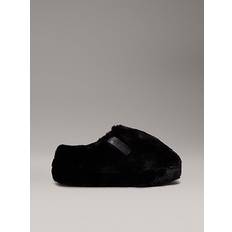 Donna - Nero Pantofole Calvin Klein Ciabatta Nero Slipper Wn Fur