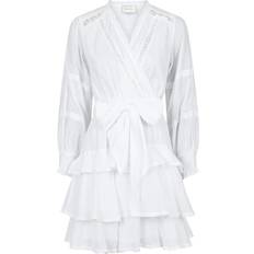 M Kjoler Neo Noir Ada Voile Dress White