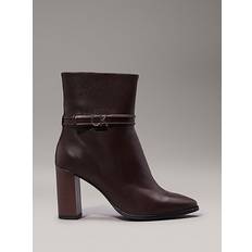 Calvin Klein Ankle Boots Calvin Klein Leather Heeled Ankle Boots