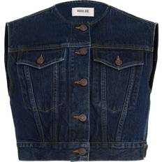 Denim Chalecos Agolde Leo Vest - Blue