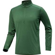 Arc'teryx Underwear Arc'teryx Men's Arc'teryx Rho Merino Wool Zip Neck Base Layer Eden Mid-Layer Green