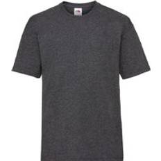 Grey T-shirts Fruit of the Loom Valueweight Short Sleeve T-Shirt Grey 12-13 Years