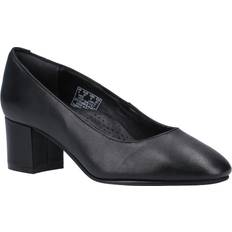 Heels & Pumps Hush Puppies Anna Wide Patent Shoe Black