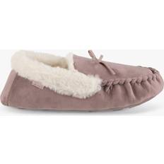 Woman Slippers Totes totes Velour Moccasin Slippers, Mink