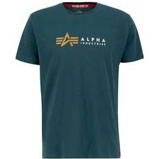 Alpha Industries Herren Label T, Force Green