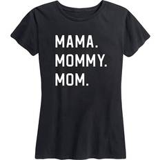 Transparent - Women Tops Women's Instant Message Mom Graphic T-Shirt Family Mama Mommy Mom