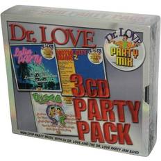 Music GKWorld LLC, Dr. Love Party Mix 3CD Music Party Pack Box Set (CD)