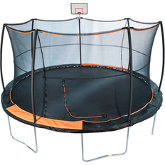 Trampolines Jumpking Trampoline black/gray/orange in Blackorange 8.75' H X 15' W X 15' D Wayfair (8.75' H X 15' W X 15' D)