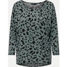 Blouses Only Elcos 4/5 Aop Top - Green