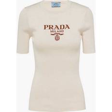 Prada XL Jumpers Prada Silk crew-neck sweater with logo