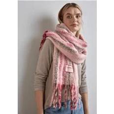 Street One Damen Accessoires Street One Frauen Gestreifter Schal in Rosa, Gr: