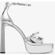 Jimmy Choo 42 ½ Højhælede sko Jimmy Choo Claressa Platform 125 Silver