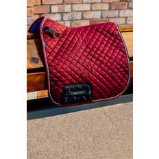 Rot Schabracken Horseware Signature Dressage Pad Burgundy Vollblut/Warmblut