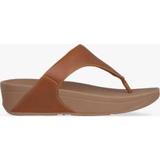 Fitflop Lulu Leather Toepost - Brown