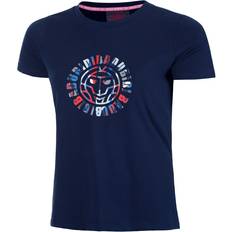 Dam - Yoga T-shirts Bidi Badu New York 2024 Chill T-shirt Damer Mörkblå