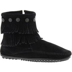 Minnetonka Double Fringe Side Zip Boot - 37