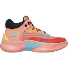 Skechers Basketball Shoes Children's Shoes Skechers Boy's SKX Court Hype Basketball Sneaker Orange Synthetic/Textile Machine Washable