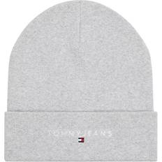 Hombre - Plata Sombreros Tommy Jeans Gorro Linear Logo Grey