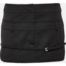 Jacquemus La Mini Jupe Caraco wool miniskirt black (UK 16)