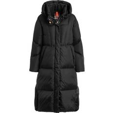 Parajumpers Lang Dunjakke Med Aftagelig Hætte - Sort