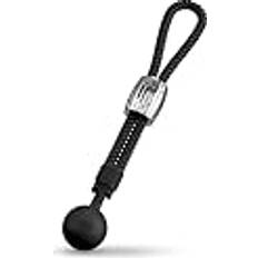 Rebel Sex Toys Rebel Heavy Rope Cock Strap with Weight Black