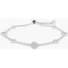 The Jewel Hut Rosa Lea Pave Squares & Circles Bracelet AM-2THB017704 Silver