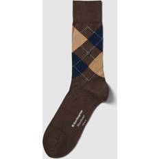 Burlington Manchester Mercerised Cotton Sock Brown 40/46