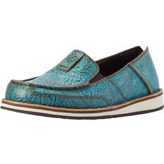 Ariat Women Espadrilles Ariat Womens Cruiser Brushed Turq Floral Emboss