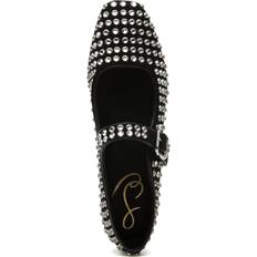 43 - Mujer Bailarinas Sam Edelman Michaela Gem Embellished Mary Jane Flats - Black