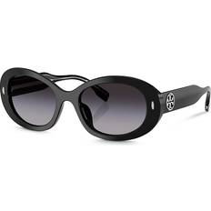 Tory Burch Miller Oval Sunglasses - Black