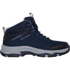 Skechers Women Lace Boots Skechers Women's Relaxed Fit: Trego Trail Kismet Boots Navy/Gray Synthetic/Textile