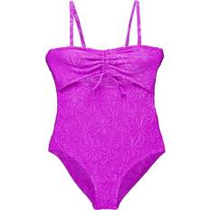 Purple Swimsuits Children's Clothing Hobie Girls' For Shore Cutout One Piece Swimsuit Violet