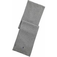 Gråa Halsdukar & Sjalar Polo Ralph Lauren Signature Pony Wool Scarf Fawn Grey Heather (ONESIZE)