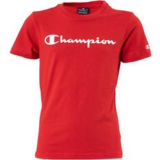 Champion Herr T-shirts Champion Crewneck T-shirt Rs062, Unisex, Tøj, T-shirt, Rød