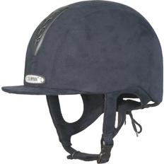 Blue Riding Helmets Champion Junior X-Air Plus Riding Hat Navy Blue: 7.3/8 7.3/8