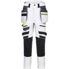Arbejdstøj & Udstyr Portwest DX452 DX4 hi-vis bukser med aftagelige hængelommer Hvid