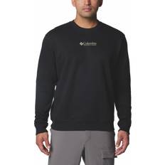 Columbia Tops Columbia Men's Meridian Creek Crew Black, Black, 2Xl, Men