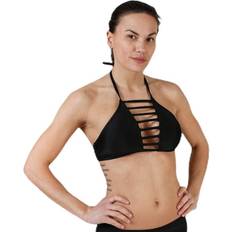 Elastano/Lycra/Spandex Tops de bikini Wyte Zoé High Neck - Black/Female