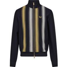 Fred Perry Uomo Giubbotti Fred Perry Ombre Stripe Track Jacket 608 - Navy